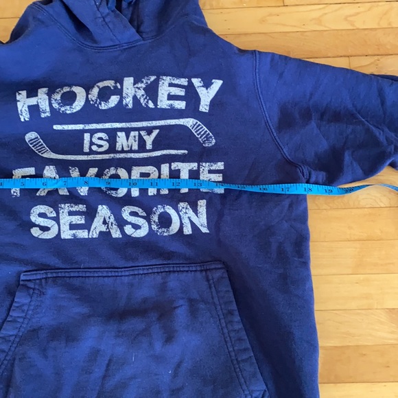 Blue Hockey is My Favorite Season hoodie - Picture 6 of 7